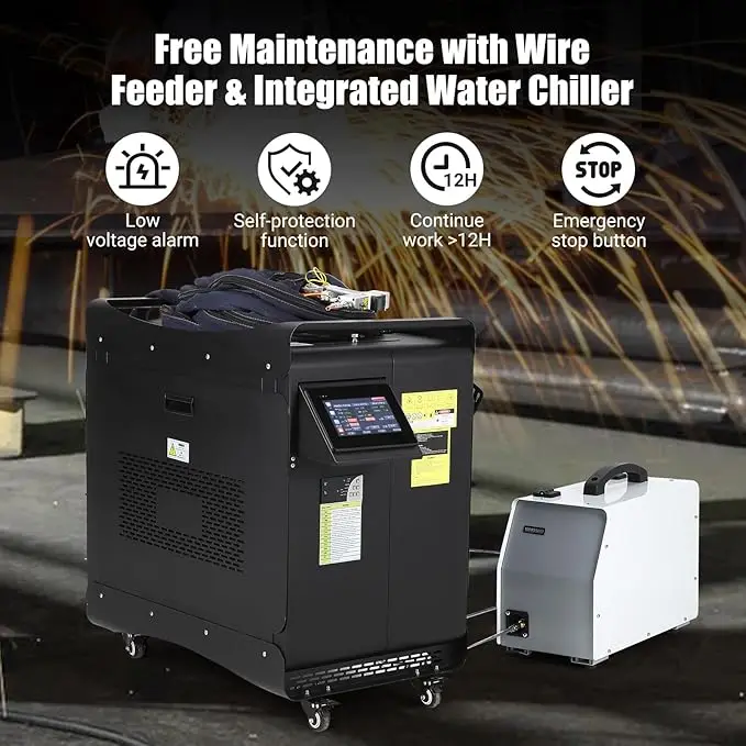 5 in 1 Multifunction Fiber Laser Welding for Pipe / air Cooling Laser Cleaning Machine / 3 kw Laser Welder