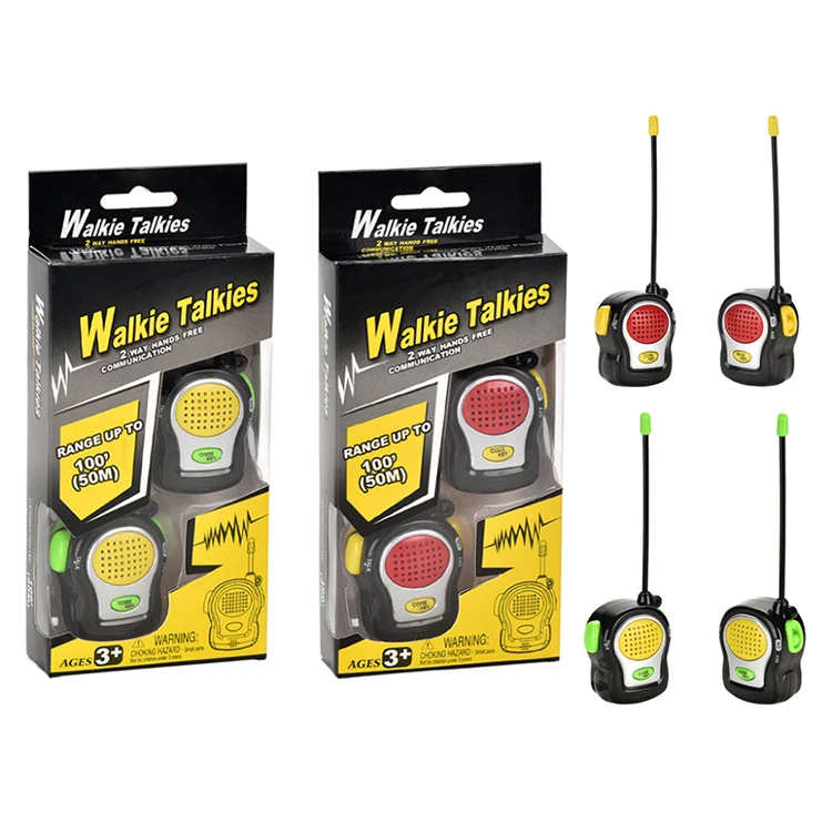 Крытый игрушки 2 шт. в упаковке Детские рации со вспышкой с застёжкой-карабином новые стильные тесёмки оптом иди и болтай Walkie Talkie S для детей