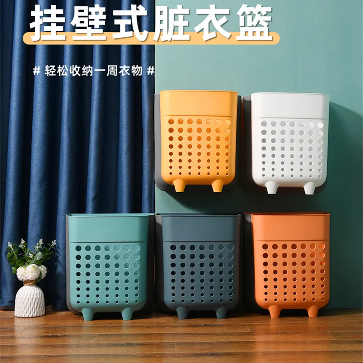 Wholesale Plastic Hanging Laundry Hamper Basket Suitable For Bedroom  College Dorms Bathroom Foldable Laundry Basket Dirty Clothes Hamper From  m.