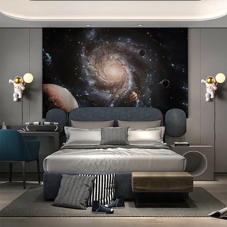 Popular model resin astronaut night light for babies children room wall light