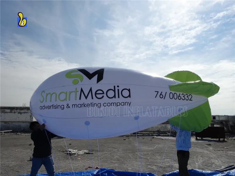 13 Feet Customized Inflatable Helium Blimp for Advertising
