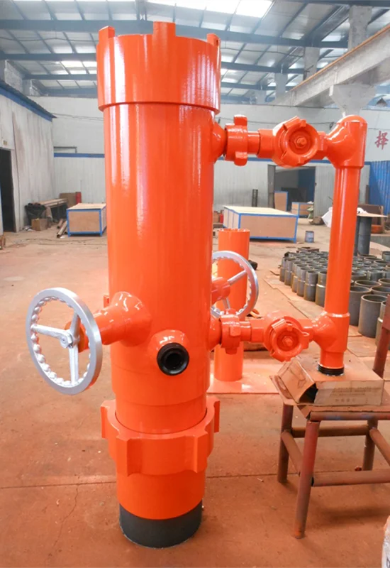 API Quick Latch Single and Double Plug Cementing Head for Oil Well Cementing