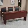 Mesa de chapa de madera de 1,8 m (MDF) con 3 sillas estándar