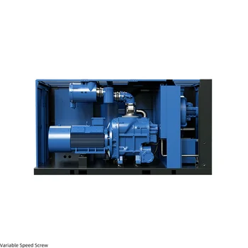 Good Performance Cabinet Structure Industrial Compressor Screw Two Stage Variable Speed Screw Air Compressor for Sale