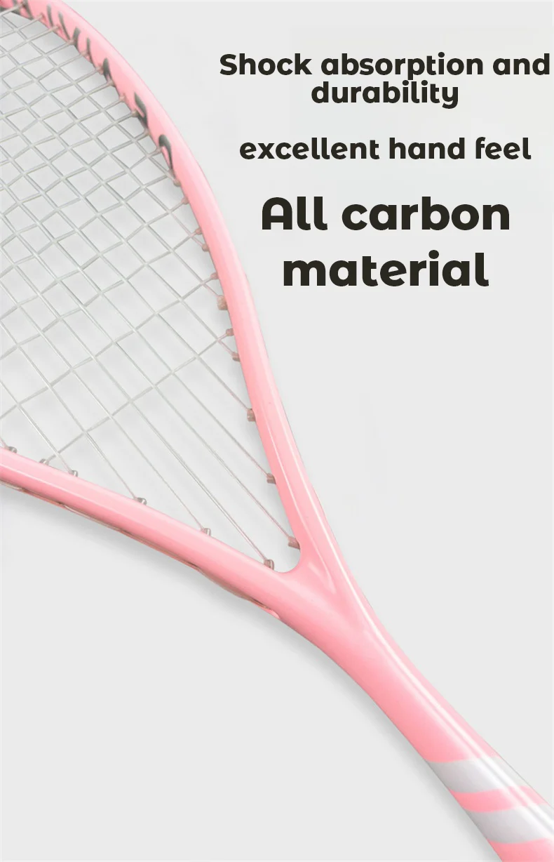 Professional Outdoor Sports Squash Racket Ultra-Light Carbon Fiber With Integrated Racquet supplier