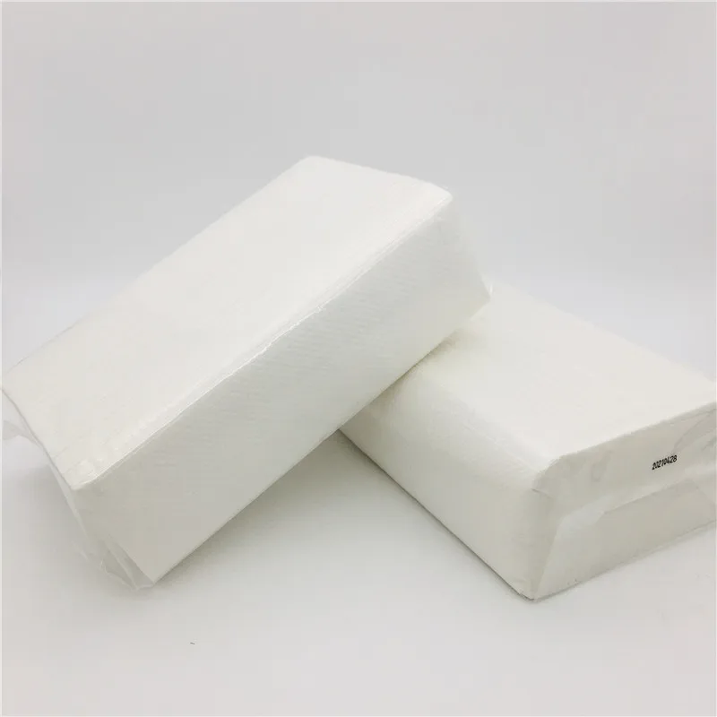Customizable Disposable 1 Ply White Multifold Paper Tissue Towel Recyclable Coreless Design