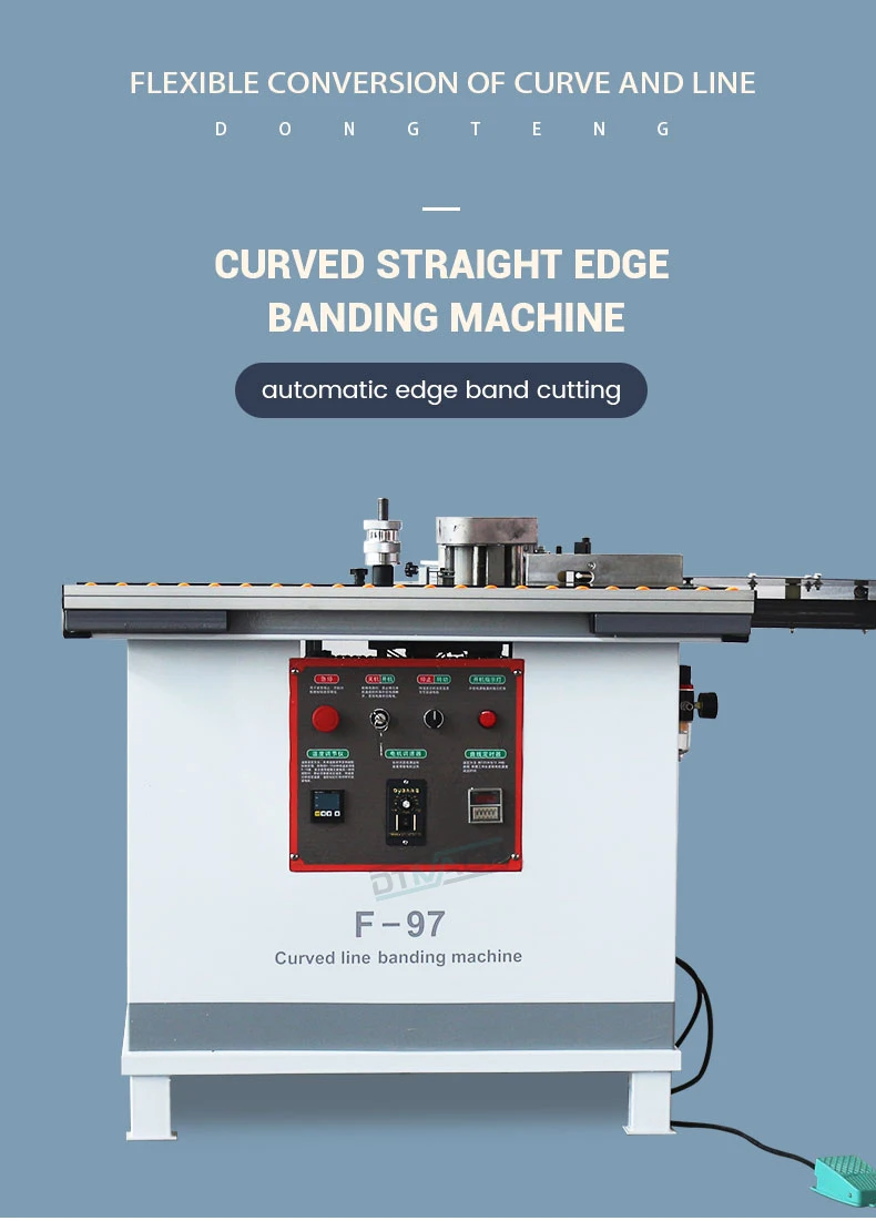 Dtmach F97 Edge Banding Machine Woodworking Furniture Pvc Edge Banding