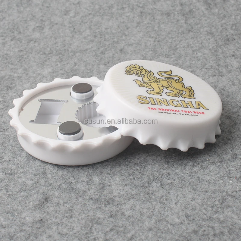 Горячая Распродажа 2021 пластиковая крышка магнитный Открыватель для бутылок на холодильник с