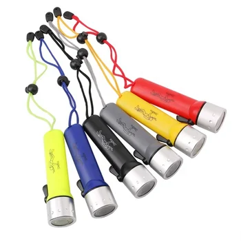 High Quality Diving Lights Abs Diving Torch 4 Aa Battery Power Flashlight Dive Led Waterproof Flashlight Torch Flash Light