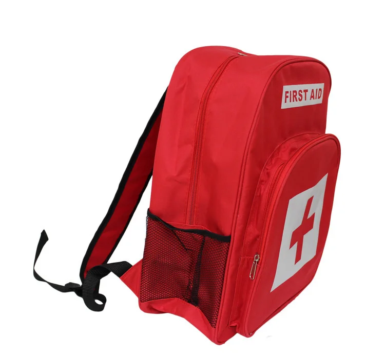 Trauma Bag Red Medical Emergency Treatment Backpack Earthquake First Aid Kits Backpack manufacture