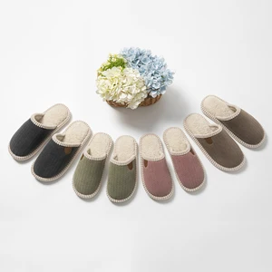 Couple's Comfortable Indoor Winter for Slippers Close-Toe Fluffy Bowknot Design Soft PVC Outsole Anti-Slip Stylish Fur