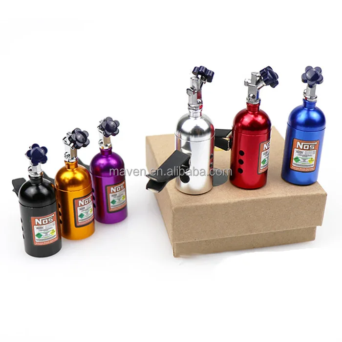 6 Colors Jdm Aluminium Nos Bottle Tank Car Air Freshener Air Outlet