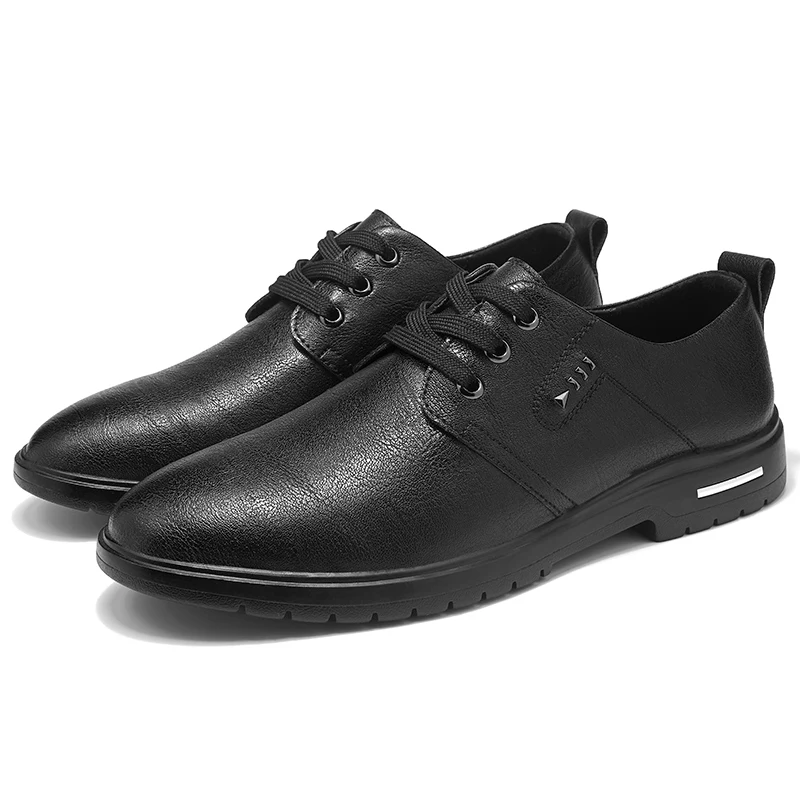 Mens Oxford Dress Shoes Factory Price Luxury Italian Stylish Handmade Office Genuine Leather Dress Shoes