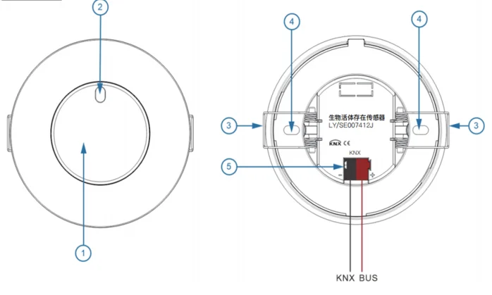 KNX/EIB Smart Hotel System Fabrik preis Biologische Prsenz Sensor  werkzeuge fr KNX Home Automation