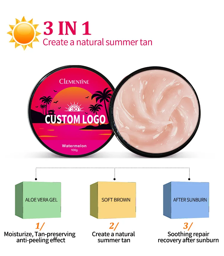 Private Label Sunbed Tan Accelerator 100ml Sunscreen & Tanning Lotion