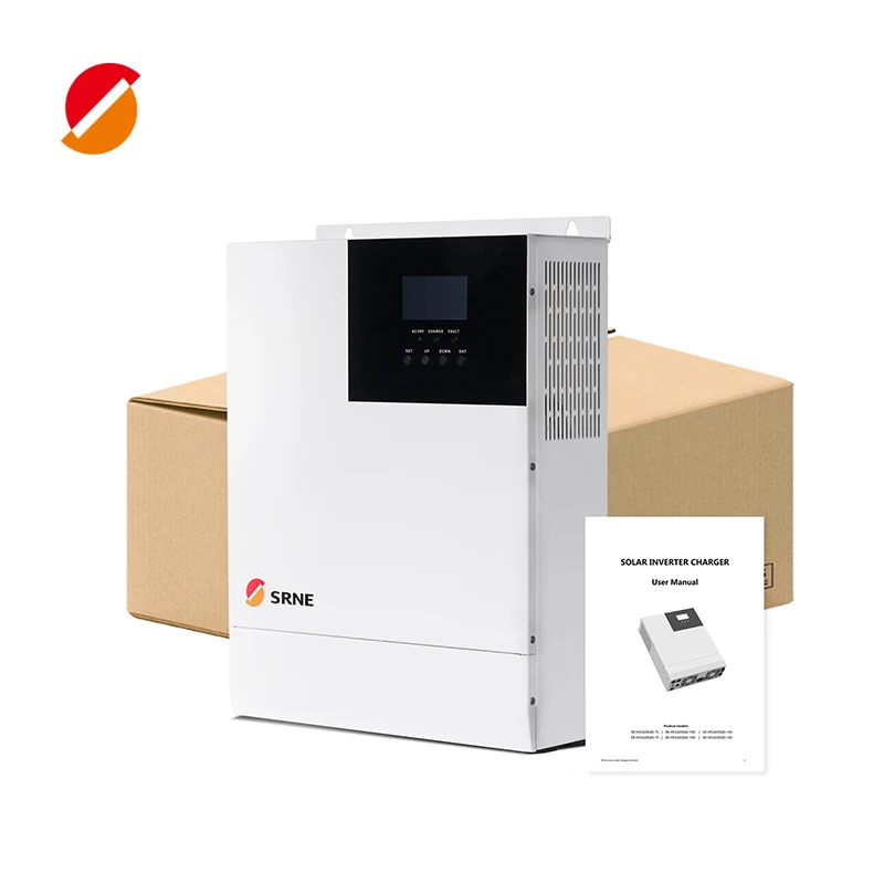 
Гибридный инвертор SRNE, синусоидальный сигнал 60 А Mppt, гибридный солнечный инвертор 48 в 3 кВА, высокочастотная Чистая электросеть и аккумулятор HF4830S60 