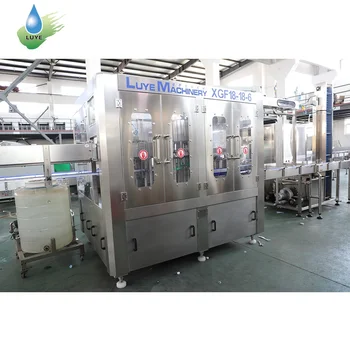 Automatic 500mL Plastic Bottle Water Filling Machine Production Line Drinking Water 3 in 1 Filling Machinery Plant
