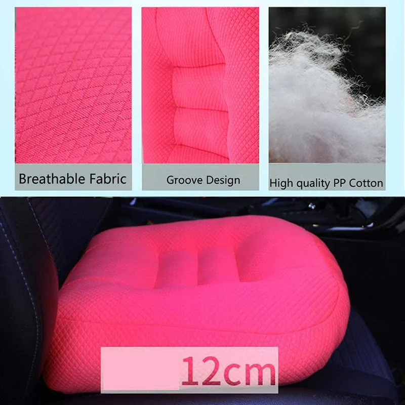 Car Booster For Seat Cushion Portable Breathable Mesh Posture