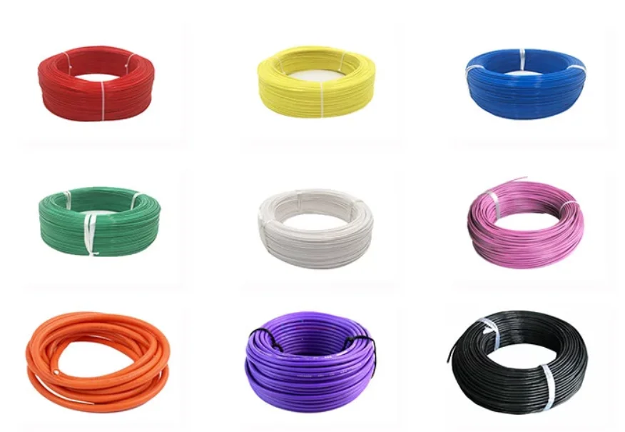 High Temperature Silicone Wire 6AWG 8AWG 10AWG 12 14 16 18 20 22 AWG Cable Red Black Color