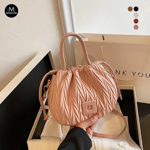 Pleated Drawstring Sac Seau Women's Bucket Bags Crossbody Bag Fashion Purses 2026
