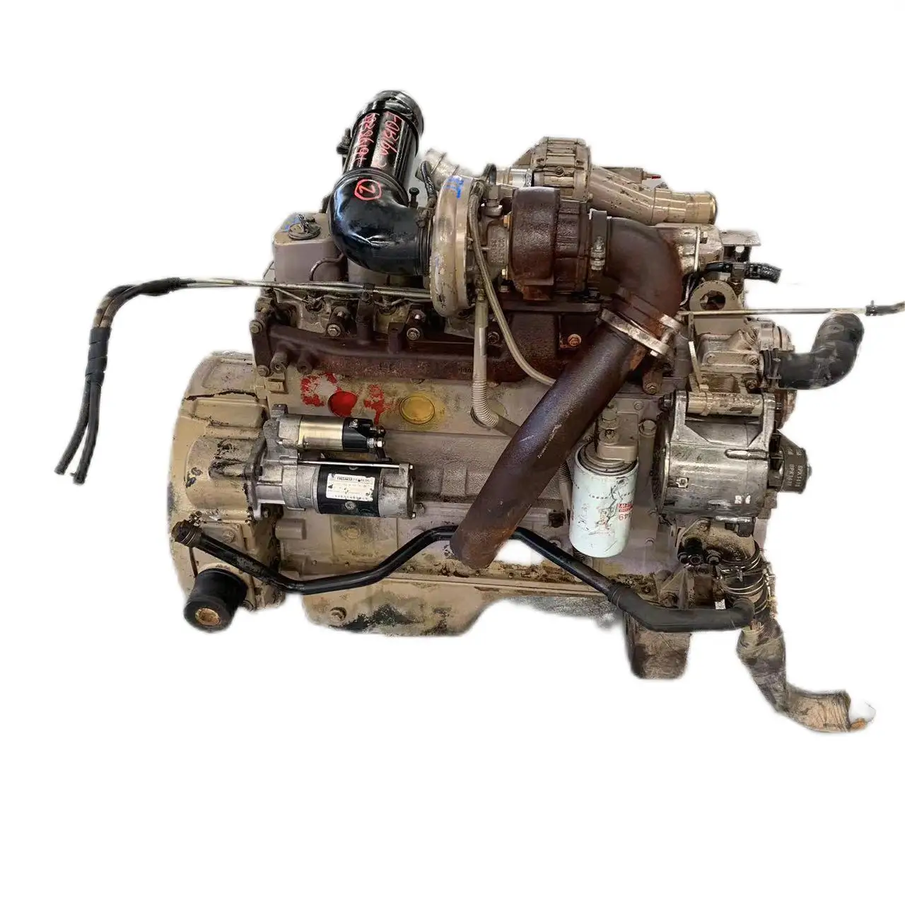 Usus motor olei diesel altius qualitatis motor completus pro cummins 6BT pumpula 6-cylindrica 5.9L parva itineraria et altius qualitatis