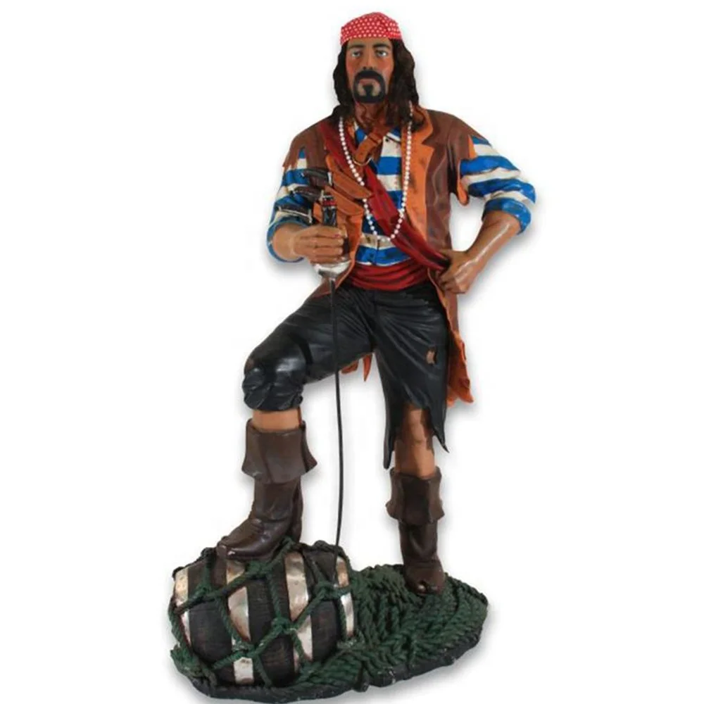 Statue Pirate Life Size Jack Sparrow Pirate Statue Resin Life Size Statue Pirate For Sale Buy