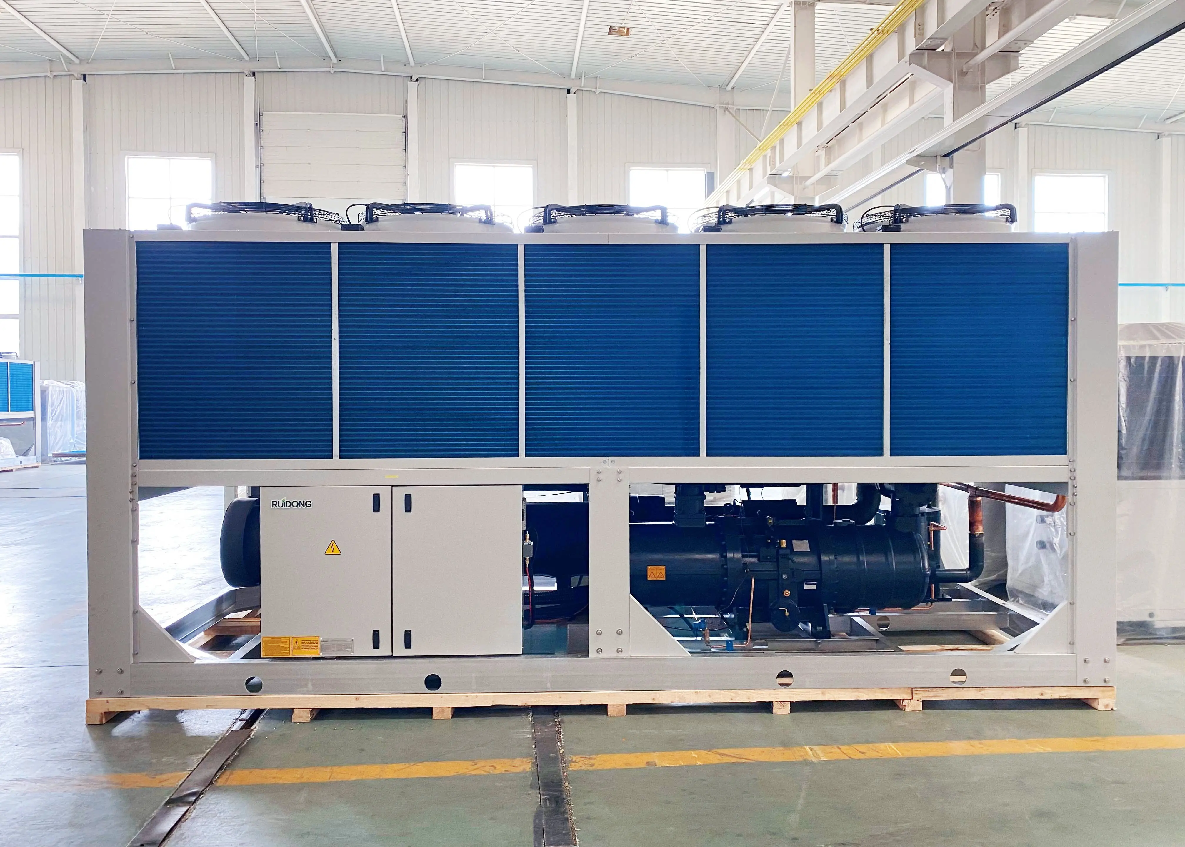 HVAC System Industrial Air Conditioner Air Cooled Screw Water Chiller ...