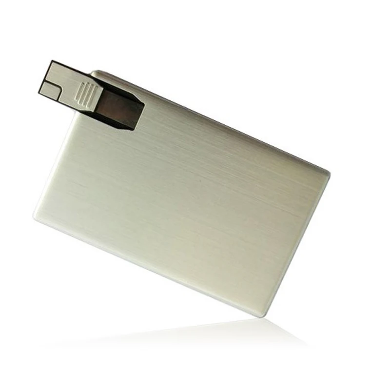 Customer Logo Credit Card USB Flash Memory 2MM Thin Wallet Card USB Flash Drive 8GB