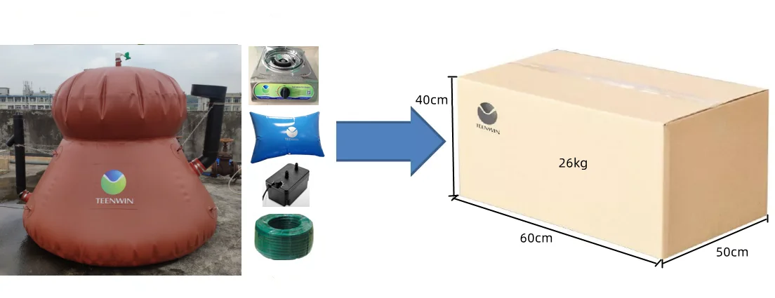 Small Size Biogas Power Plant Digester