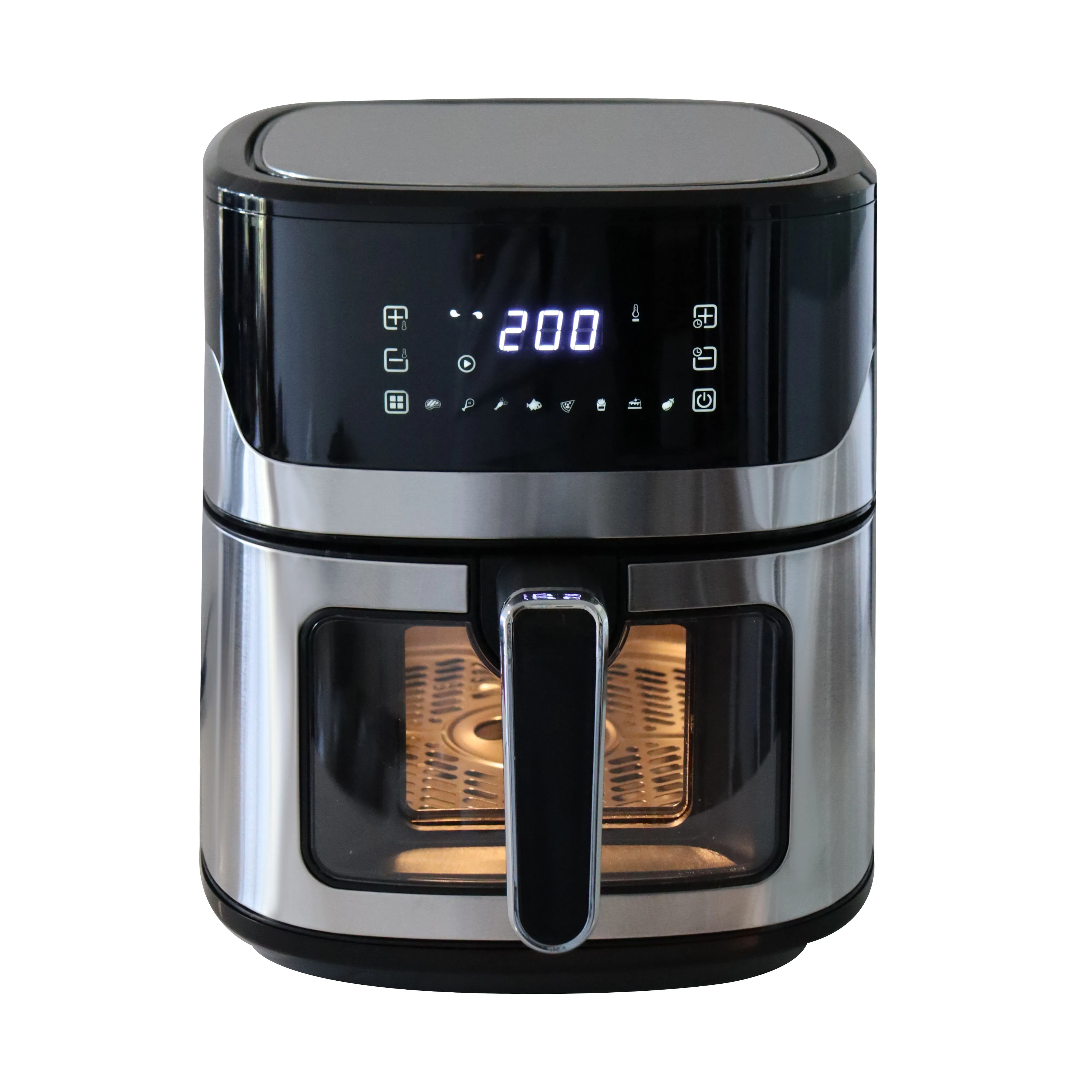 Buy Wholesale China Hot Sale Wholesale Kitchen Household Air Deep Fryers  Home Healthy Large Capacity 6l 6.5l 7l 8l Electric Air Fryer Without Oil & Air  Fryer Custom Oil Free Deep Fryer