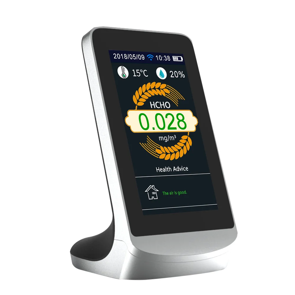 Wi-Fi Подключение к телефону детектор качества воздуха AQI pm25 pm10 multy анализатор газа монитор Dienmern портативный