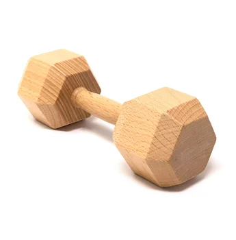 Baby plastic Dumbbell other baby toys Barbell Rattle other baby toys?old Wooden Dumbbell