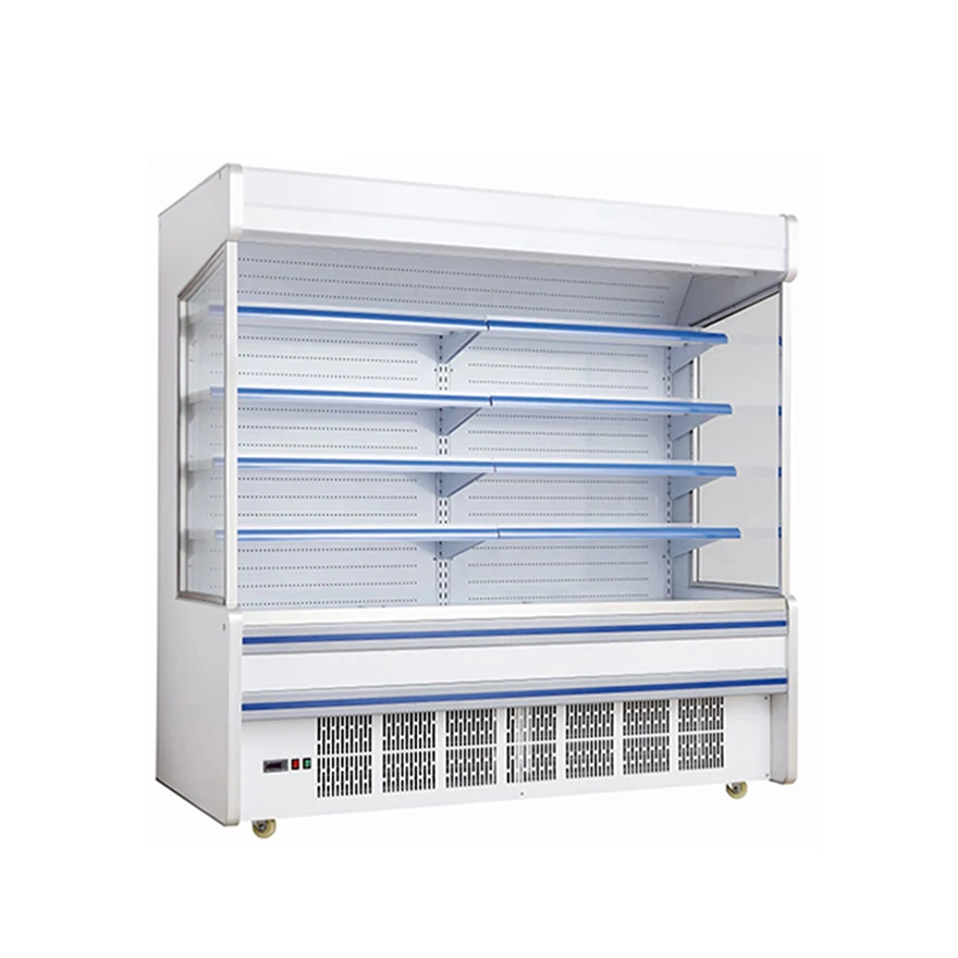 Supermarket Display Fridge Front Open Type Multideck Single-Temperature Unit for Sale