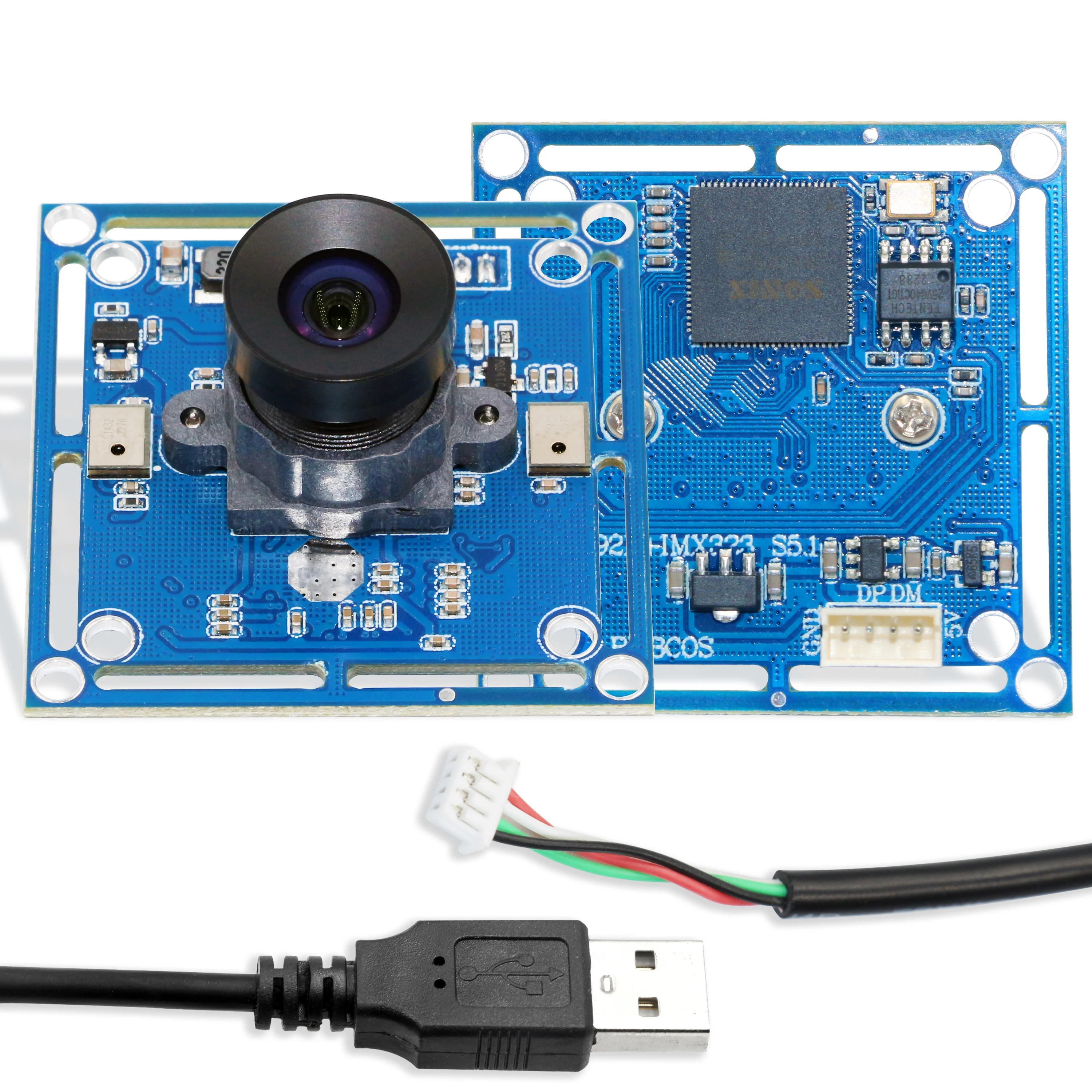 Low Light 2MP IMX323 WDR RGB CMOS Sensor Camera Module 1080P 30FPS  Wide-angle Lens UVC USB Mini Camera Module OEM