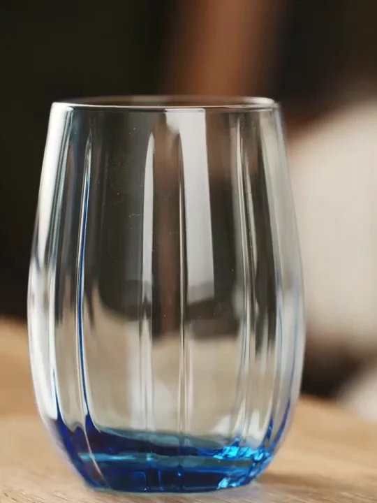 Wholesale Modern Blue Glass Drinking Cups Solid Colored Glass Water Tumbler Buy Colorful Glass