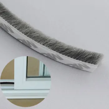 Factory Price t Channel Waterproof Mohair Weather Strip Brush for Aluminium /UPVC Doors and Window