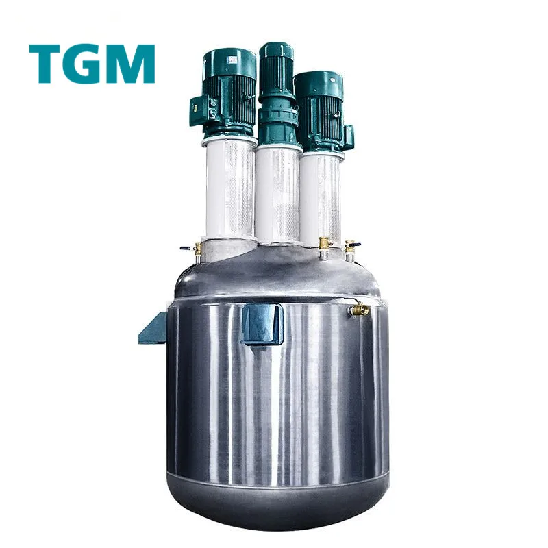 SS304 Multifunction mixing tank  reactor  for  High viscosity paint adhesive  resin
