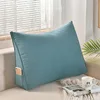 Mélange de coton et de lin bleu roi, style sans boutons