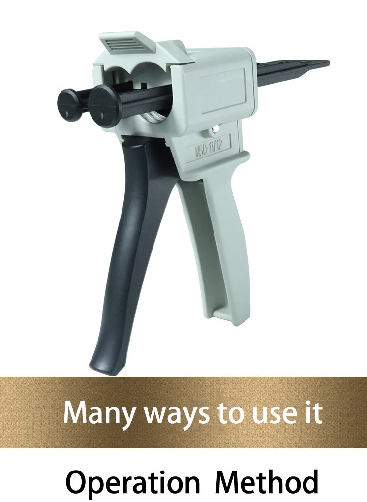 Epoxy 50ml 11/21/41 Two Adhesive Manual Portable Dispensing Ab Glue