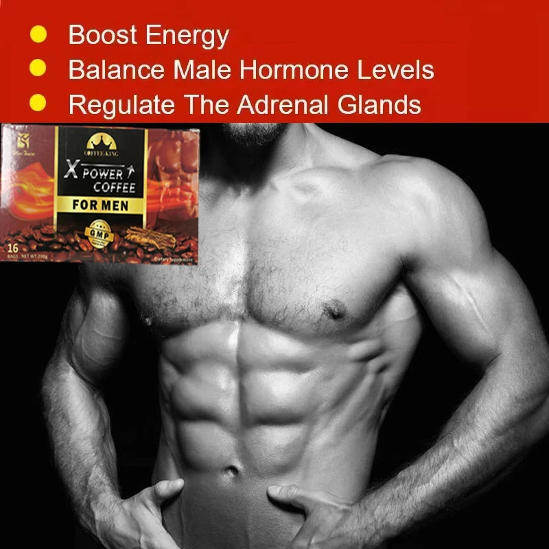 Power Coffee Man Caramel B10 Instant Black Coffee Sweet Taste Packaged Bag Top Grade 24 Months Shelf Life Winstown Men