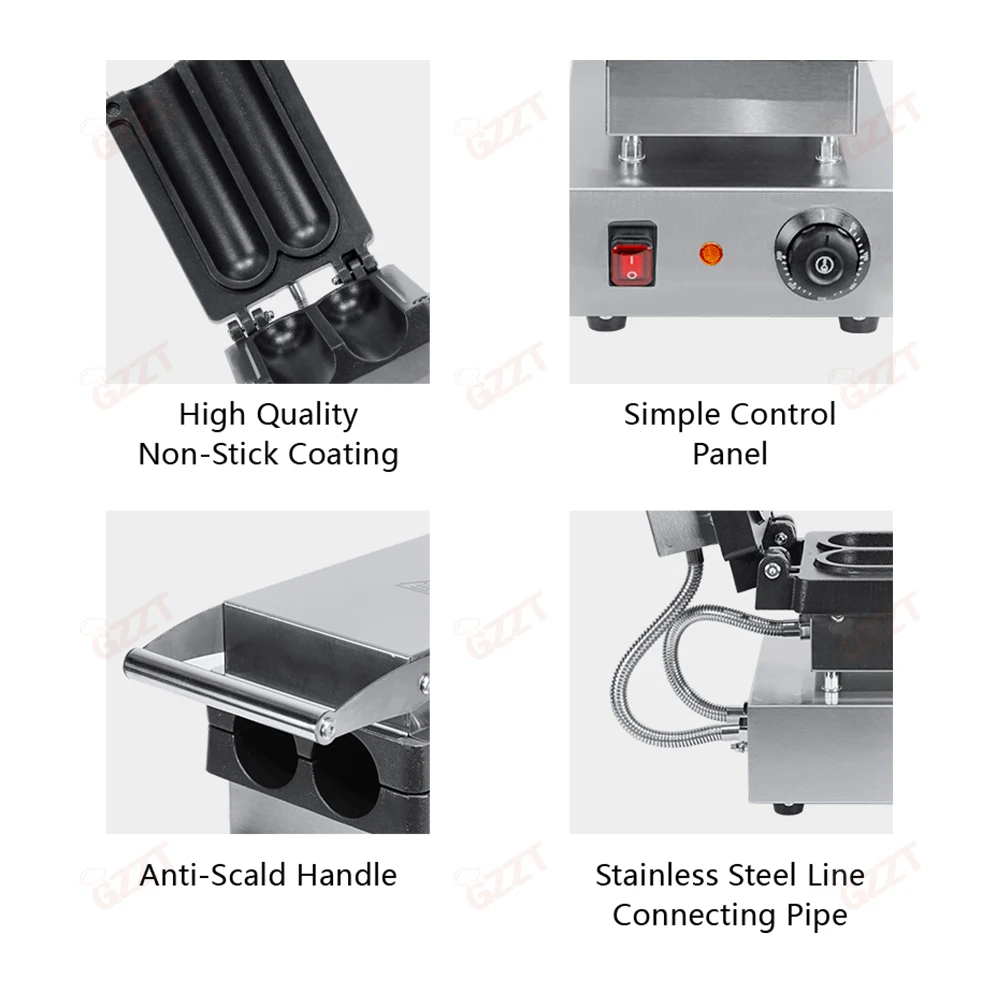 商用烤鸡肉卷卷饼机烤肉卷机手抓蛋糕机鸡肉卷烤面包机