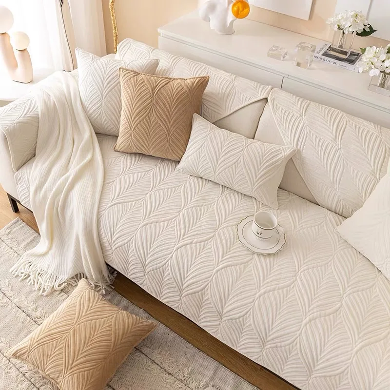 Лидер продаж Эластичный стеганый чехол для дивана нескользящий