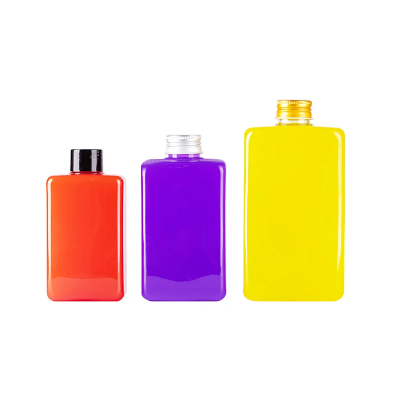 New Design 250ML 350ML 500ML Plastic Hip Flask Bottle. 8oz 12oz 16oz Liquor Whiskey Alcohol Flask