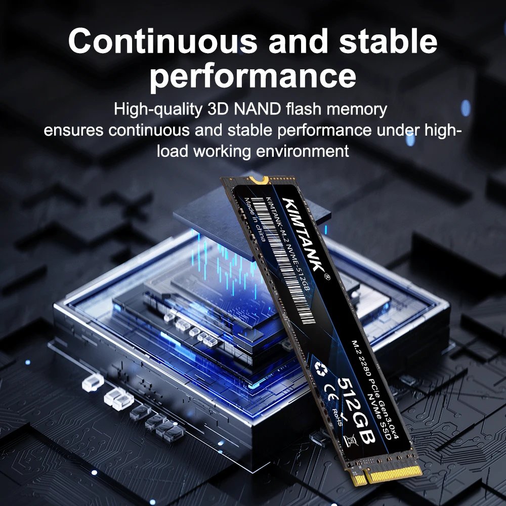 Kimtank Nvme Pcie Ssds High Capacity for Laptop Server