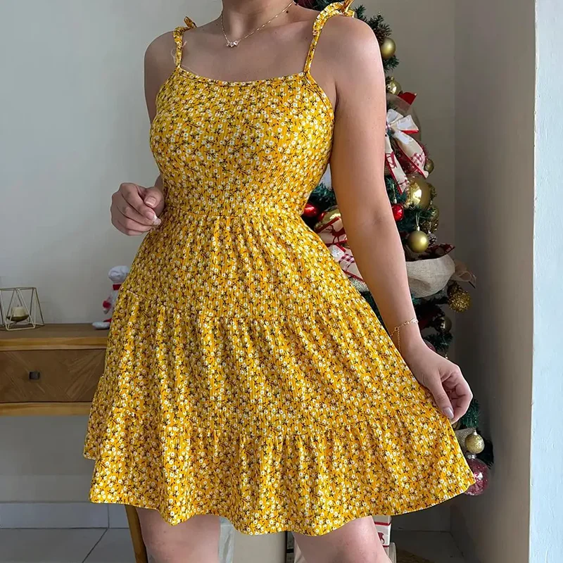 Yellow Wholesale Summer Dresses In Bulk Women's Summer Dress Mixes  Wholesale Bulk Assorted Brand New Used