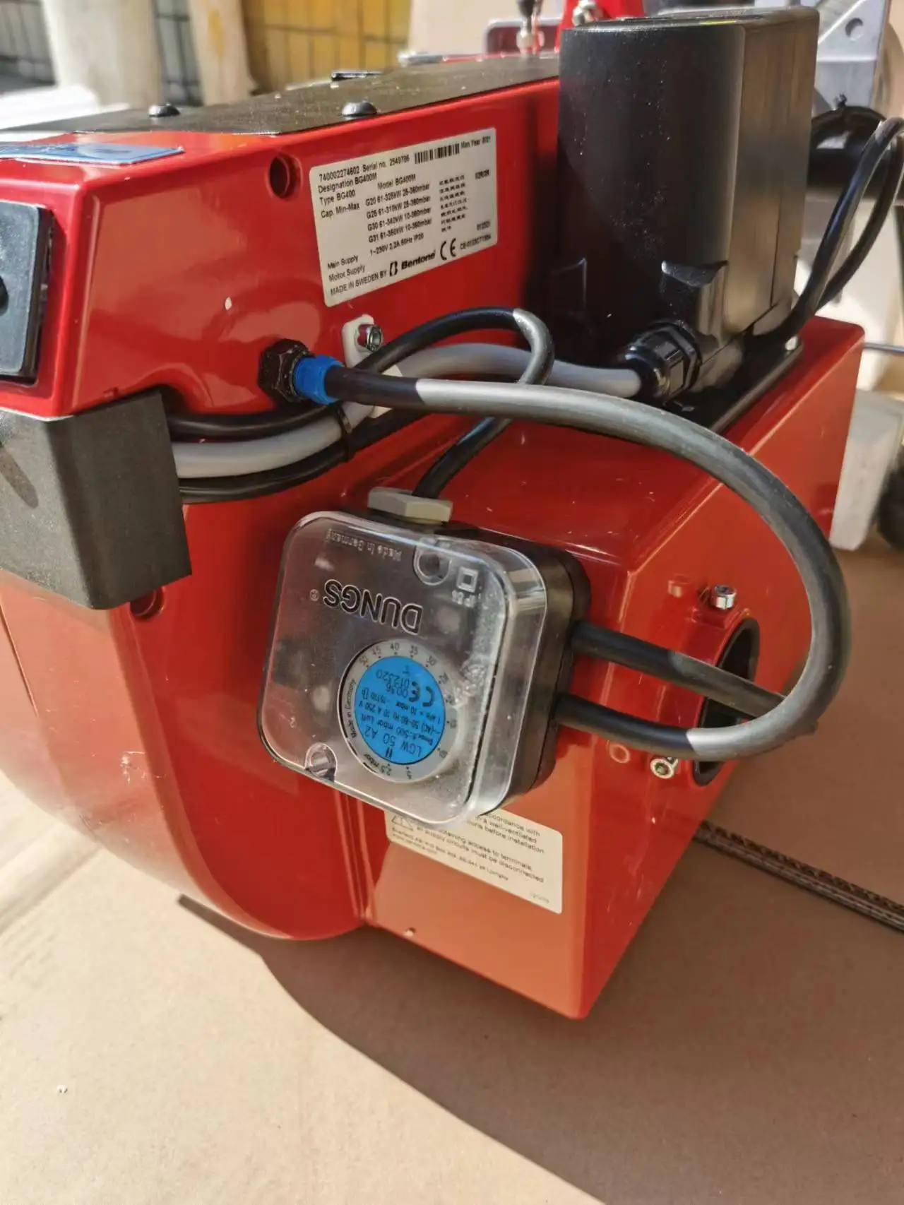 Bentone BG400 M Burner Industrial lpg Gas burner Used for Drying Furnaces Boilers and Other Industrial Combustion