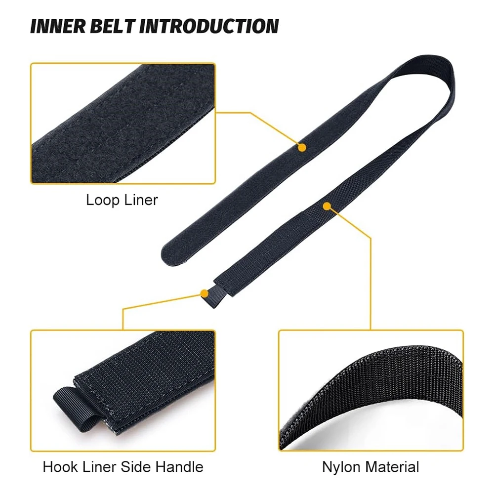 Wear-resistant Training Durable Molle Belt Quick Release Sports Rigger Belt With Inch Inner Belts