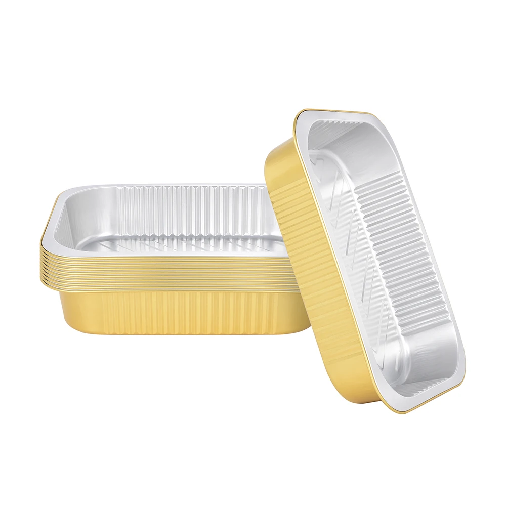 C2200 Wrinkle Resistant Microwaveable Foil Bowl Crease Free Noodle Bowl Sturdy Foil Bowl for Takeout