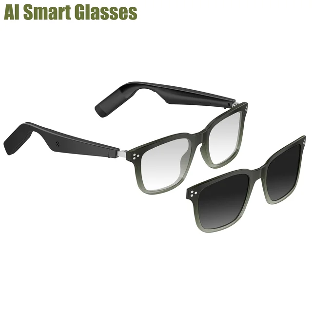 YJ-009A AI Smart Glasses Support 144 Language Translation AI Translation Smart Sunglasses 98% Accuracy [no Additional Charge]