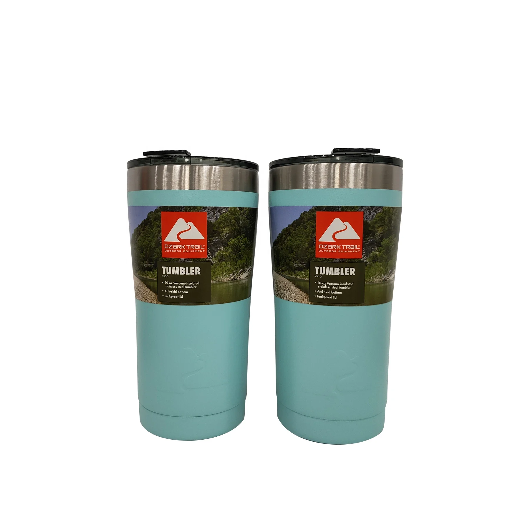 Ozark Trail Tumbler Vacuum Insulated Stainless Steel Lowball, 10 oz